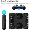 Зарядна док-станція IPLAY 4 в 1 для DualShock 4 і PS Move (PS4)