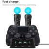 Зарядна док-станція IPLAY 4 в 1 для DualShock 4 і PS Move (PS4)