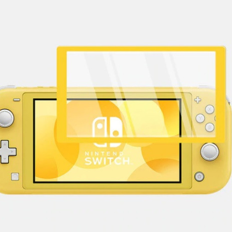 Захисне скло з кольоровою рамкою VGBUS для Nintendo Switch Lite Жовтий