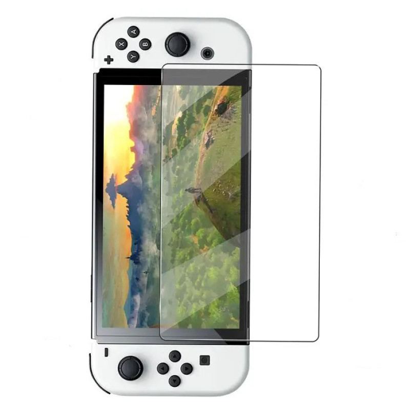 Загартоване захисне скло HAIFVA для Nintendo Switch OLED / Є чохли