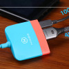 Type-C 3.1 — HDMI адаптер перехідник HAGIBIS USB Hub для Nintendo Switch / OLED Red-Blue