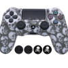 Силіконовий чохол Ralan для геймпада Dualshock 4/PS4/Skull-Grey