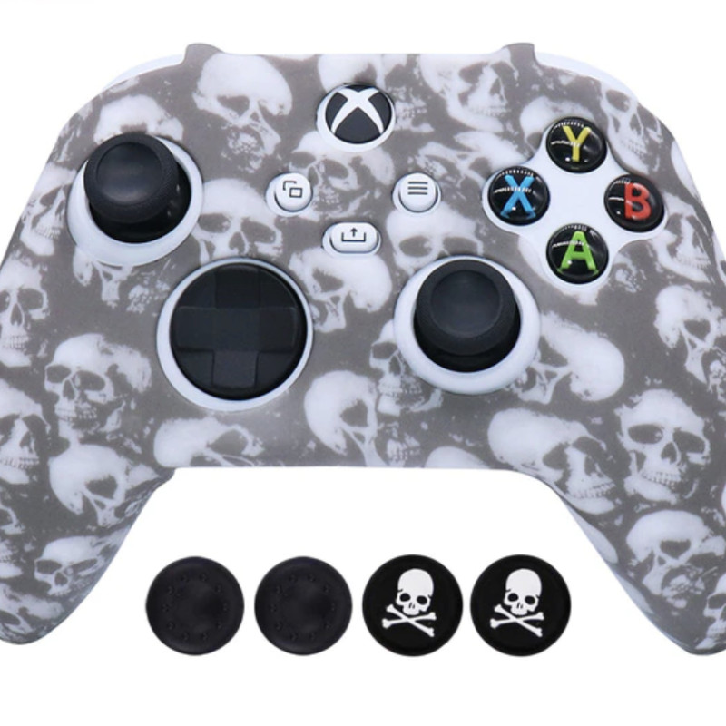 Силіконовий чохол Ralan для геймпада Xbox Series X/S / Skull-Grey