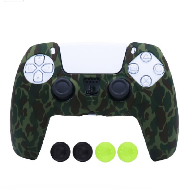 Силіконовий чохол Ralan для геймпада DualSense PS5/Army-Green