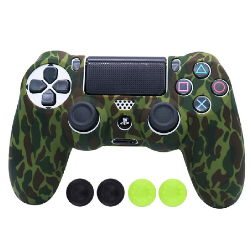 Силіконовий чохол Ralan для геймпада Dualshock 4/PS4/Army-Green