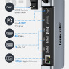 Док-станція 6 в 1 Lemorele для Steam Deck / Steam Deck Oled, HDMI 4K 30Hz / 100w / x3 USB 2.0 / LAN