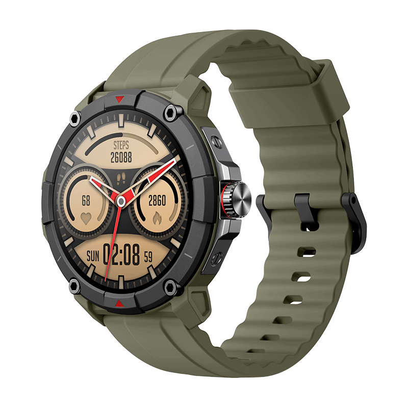 Розумний смарт-годинник MASX Oasis X GPS Smart Watch Cпортивний тактичний водонепроникний 5ATM Bluetooth Green