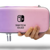 Суперкомплект Кейс + чохол + скло + накладки для Nintendo Switch OLED Purple-Pink