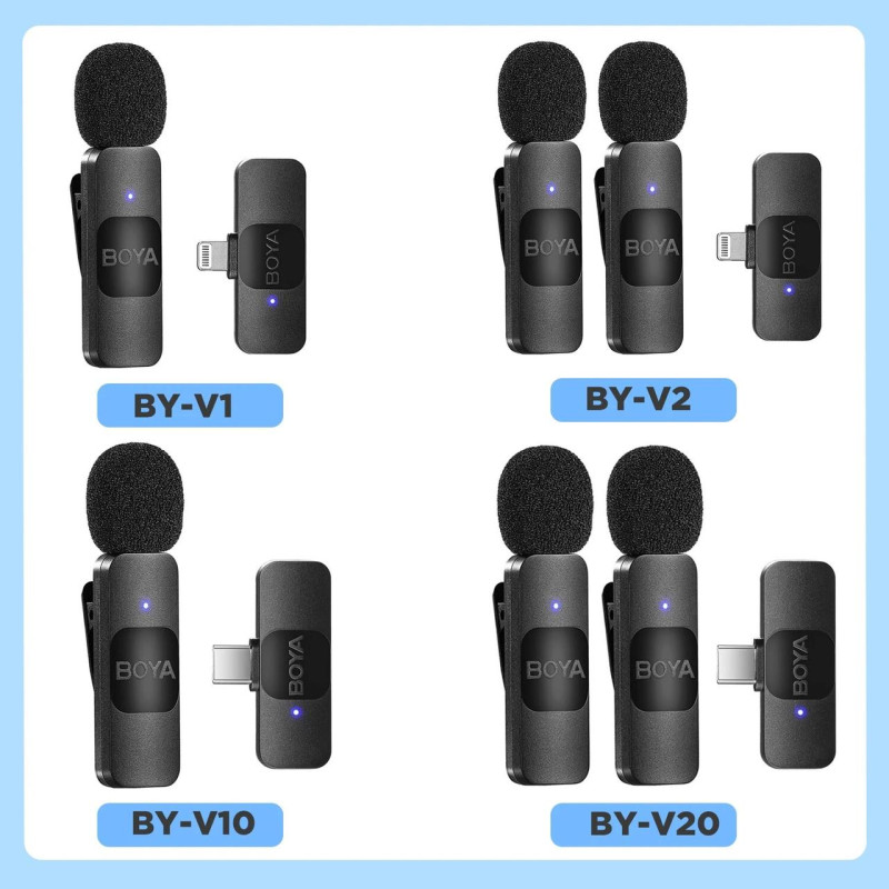 Міні-мікрофон Boya BY-V10 професійний бездротовий петличний з USB Type-C для Android, IPad, IPhone Міні-мікрофон Boya BY-V10 професійний бездротовий петличний з USB Type-C для Android, IPad, IPhone