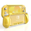 Защитный чехол бампер HEYSTOP для Nintendo Switch Lite + стики + стекло / Yellow