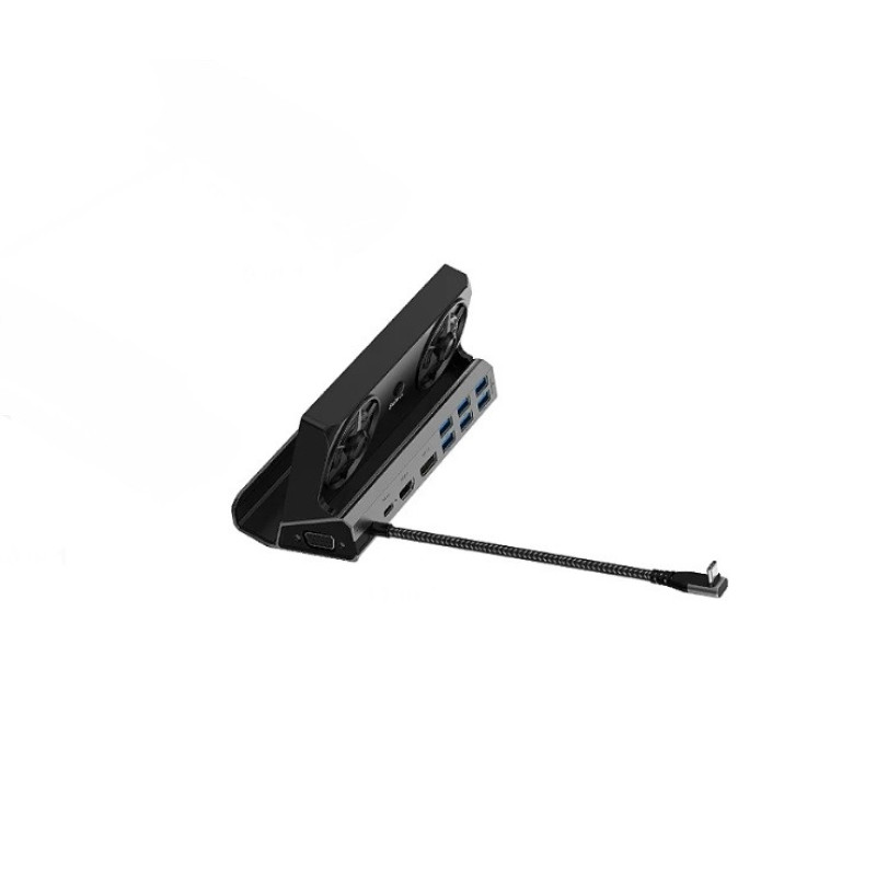 Станція заряджання з вертикальними двигунами YCE 11 в 1 HDMI, DP VGA, PD100W з охолодженням RGB для Steam Deck Станція заряджання з вертикальними двигунами YCE 11 в 1 HDMI, DP VGA, PD100W з охолодженням RGB для Steam Deck