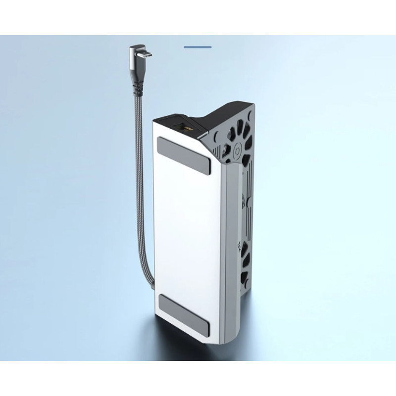 Станція заряджання з вертикальними двигунами YCE 11 в 1 HDMI, DP VGA, PD100W з охолодженням RGB для Steam Deck Станція заряджання з вертикальними двигунами YCE 11 в 1 HDMI, DP VGA, PD100W з охолодженням RGB для Steam Deck
