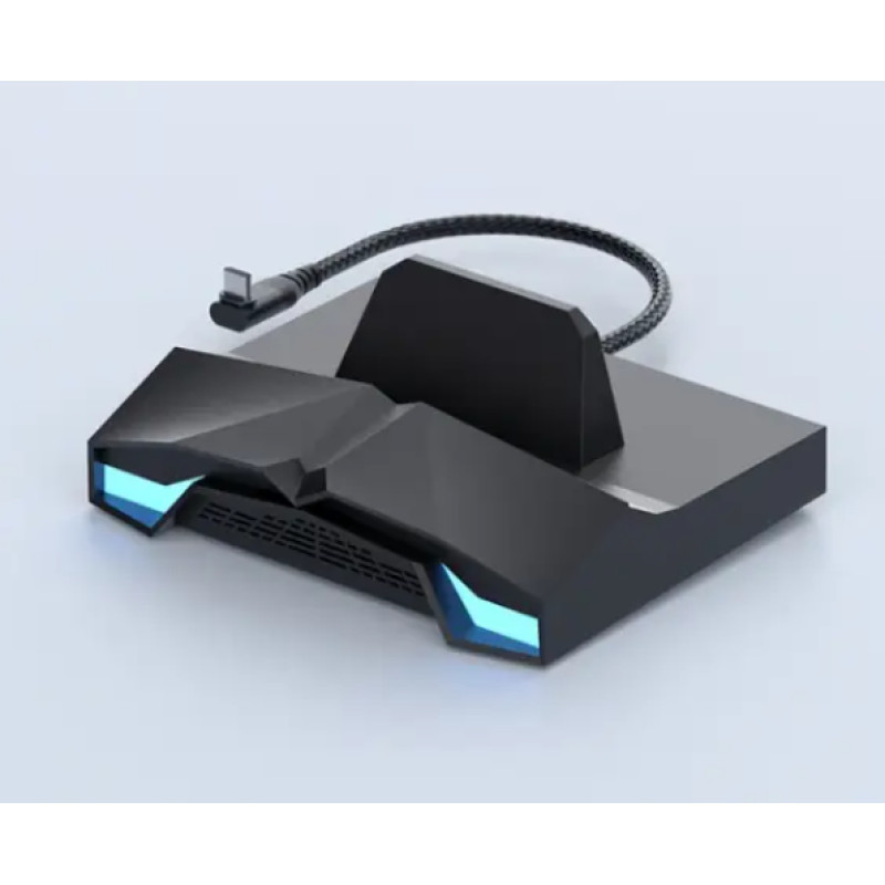 Зарядна станція Hagibis YC-ASC02 6в1 з вт з RGB підсвіткой Lenovo Legion Go Чорний