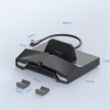 Зарядна станція Hagibis YC-ASC02 6в1 з вт з RGB підсвіткой Lenovo Legion Go Чорний