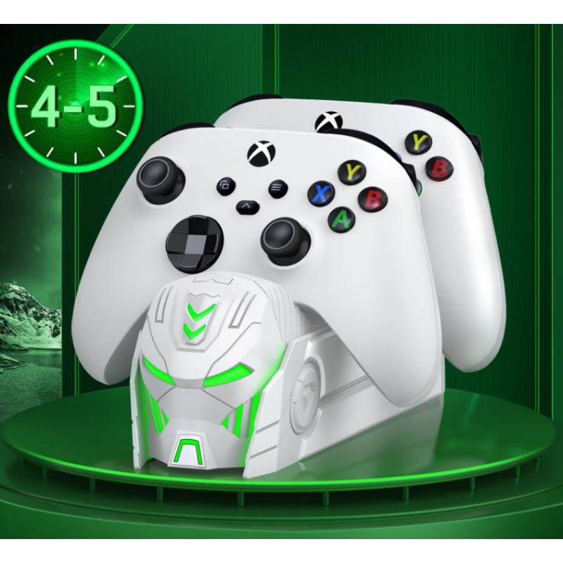 Док-станція BEBONCOOL Predator для геймпадів Xbox Series X/S/One/Elite з батареями по 5520 mAh Док-станція BEBONCOOL Predator для геймпадів Xbox Series X/S/One/Elite з батареями по 5520 mAh
