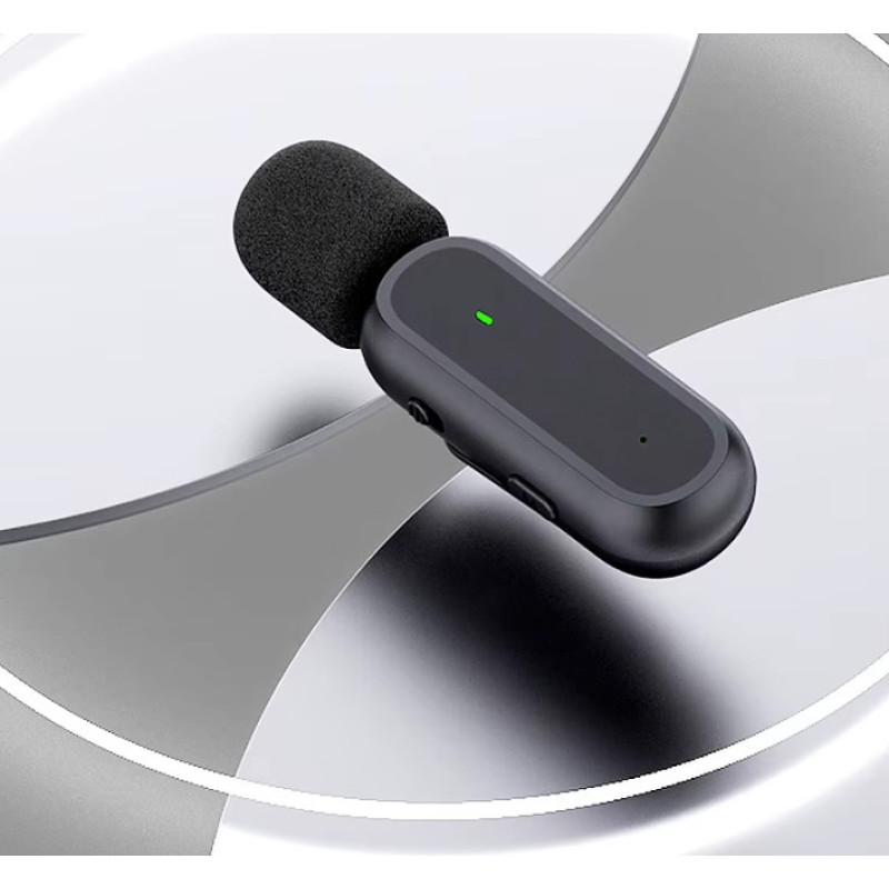 Петличний подвійний мікрофон Xiaomi Mijia Type-C, бездротовий мікрофон для Android IPhone Black Петличний подвійний мікрофон Xiaomi Mijia Type-C, бездротовий мікрофон для Android IPhone Black