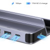 Док-станція 6 в 1 UGREEN CM666 для Steam Deck Asus Rog Ally X Lenovo Legion Go 4K/PD 100 Вт USB HDMI LAN