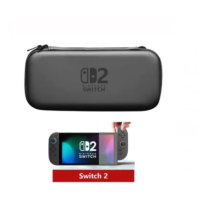 Захисний чохол для Nintendo Switch 2, водонепроникна сумка для консолі Nintendo 2 Чорний Захисний чохол для Nintendo Switch 2, водонепроникна сумка для консолі Nintendo 2 Чорний