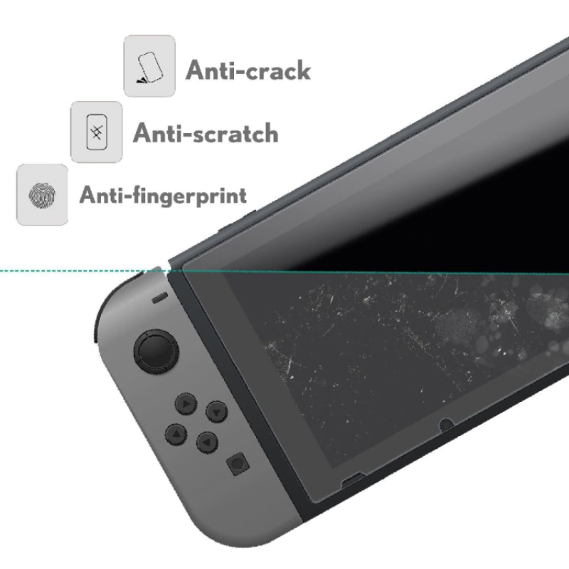Загартоване захисне скло Ricoddaa для Nintendo Switch (BOX) Загартоване захисне скло Ricoddaa для Nintendo Switch (BOX)