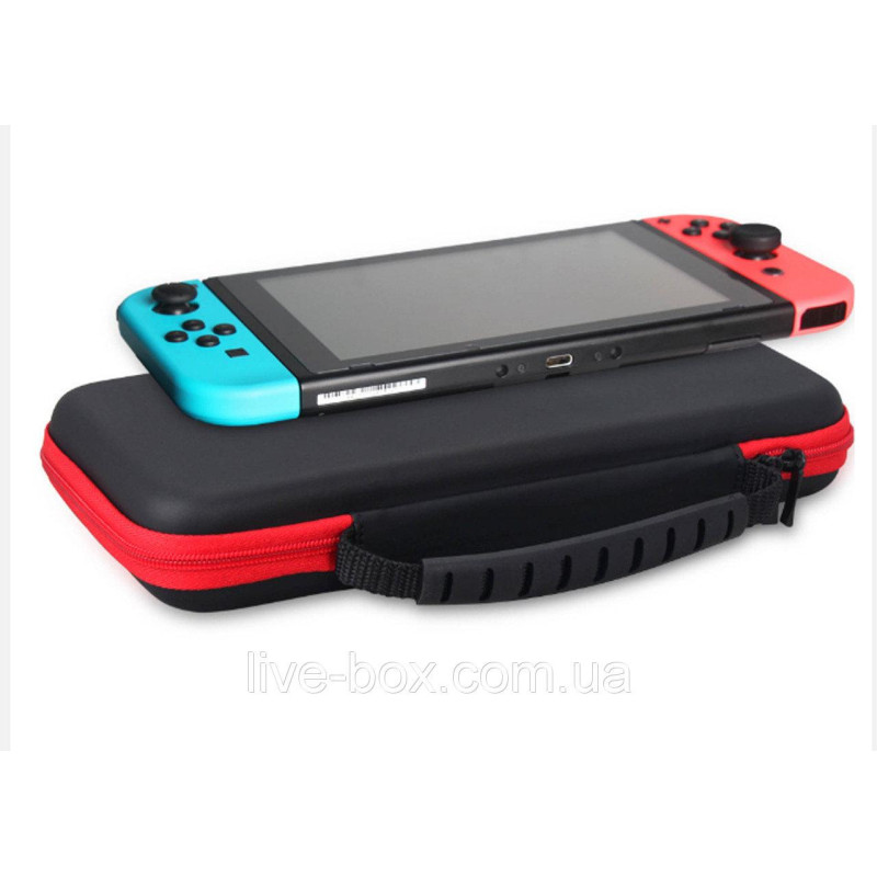 Тканинний чохол-кейс із ручкою для Nintendo Switch/OLED/Синій Тканинний чохол-кейс із ручкою для Nintendo Switch/OLED/Синій