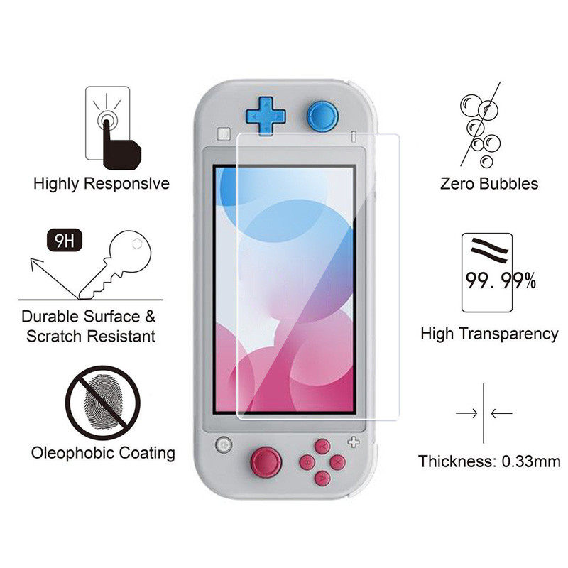 Загартоване захисне скло Ricoddaa для Nintendo Switch Lite (BOX)/ Є чохли Загартоване захисне скло Ricoddaa для Nintendo Switch Lite (BOX)/ Є чохли