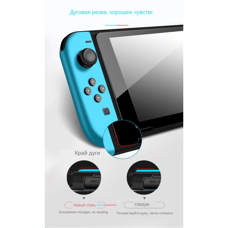 Загартоване захисне скло Data Frog для Nintendo Switch/ Є чохли Загартоване захисне скло Data Frog для Nintendo Switch/ Є чохли