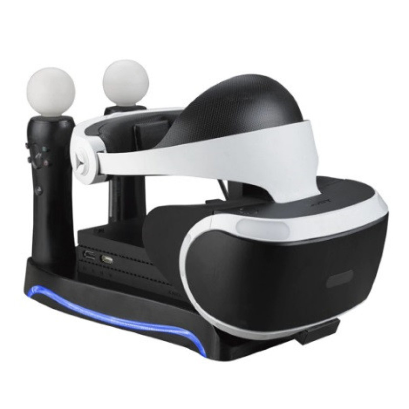 Зарядна док-станція підставка KJH для PS Move і PS VR з підсвіткою Зарядна док-станція підставка KJH для PS Move і PS VR з підсвіткою