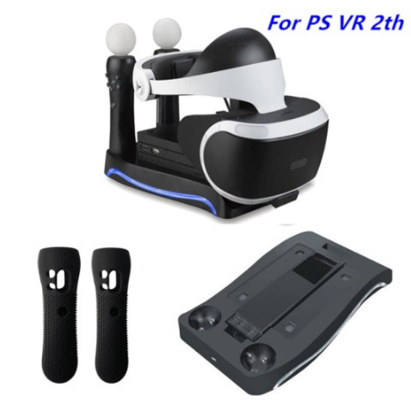 Зарядна док-станція підставка KJH для PS Move і PS VR з підсвіткою Зарядна док-станція підставка KJH для PS Move і PS VR з підсвіткою