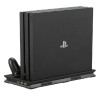 Вертикальна охолоджувальна зарядна док-станція підставка DOBE для Sony Playstation PS4 Slim / Pro 2 in 1 Вертикальна охолоджувальна зарядна док-станція підставка DOBE для Sony Playstation PS4 Slim / Pro 2 in 1