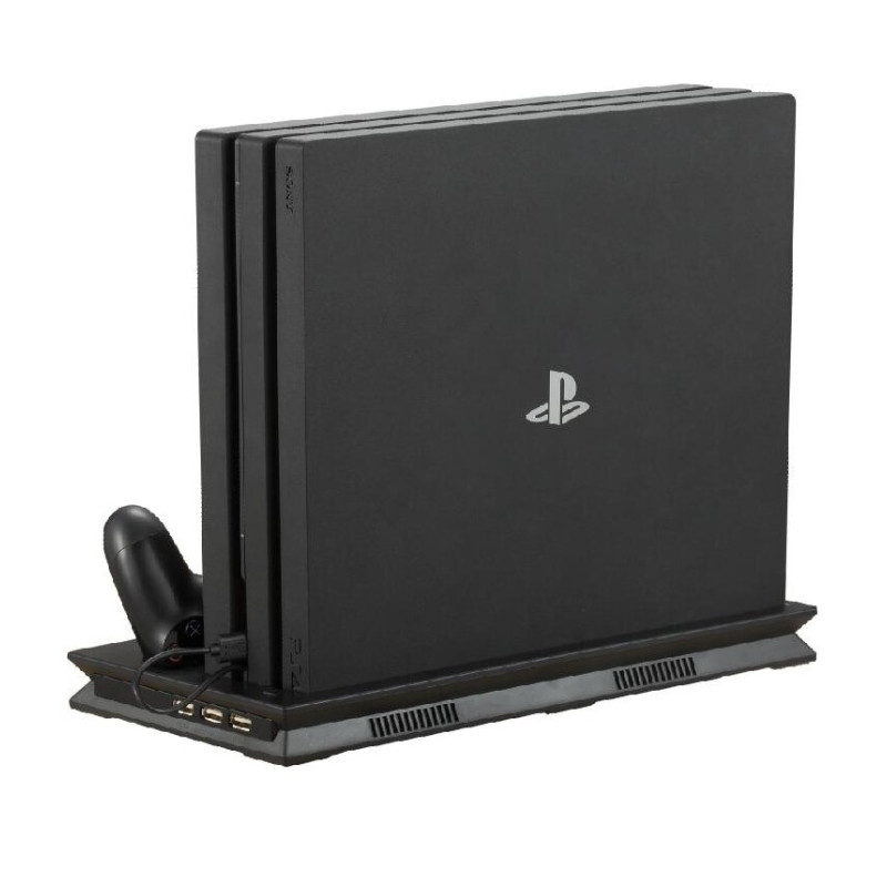 Вертикальна охолоджувальна зарядна док-станція підставка DOBE для Sony Playstation PS4 Slim / Pro 2 in 1 Вертикальна охолоджувальна зарядна док-станція підставка DOBE для Sony Playstation PS4 Slim / Pro 2 in 1