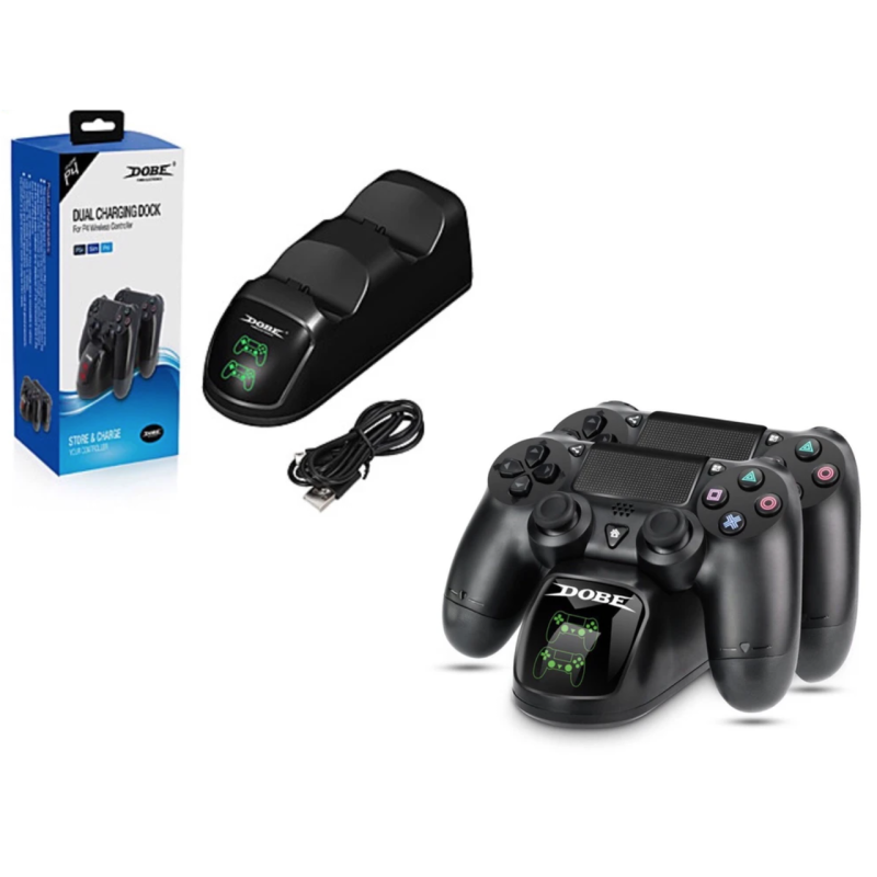 Зарядний пристрій док-станція DOBE для DualShock 4 / PS4 / PS4 Slim / PS4 Pro
