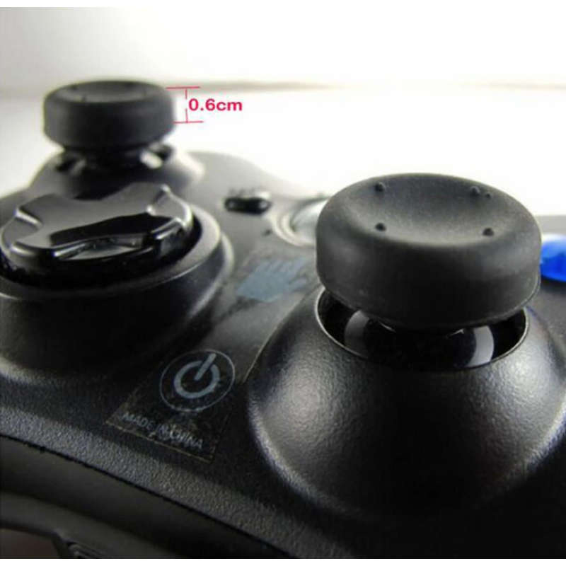 Комплект накладок 8 шт. на стики для DualShock 4/PS4 Чорний Комплект накладок 8 шт. на стики для DualShock 4/PS4 Чорний