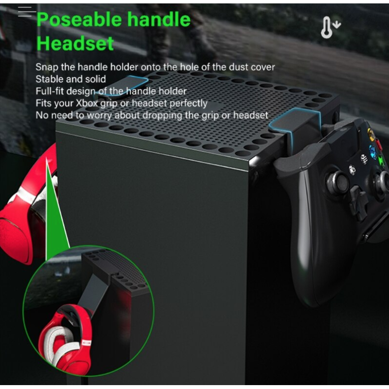 Накладка кришка з власниками геймпадів AOLION для Xbox X Series Накладка кришка з власниками геймпадів AOLION для Xbox X Series