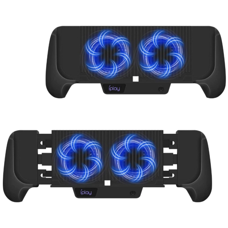 Чохол акумулятор на 6000 mAh з вентиляторами iPlay для Nintendo Switch, Oled, Lite Black Чохол акумулятор на 6000 mAh з вентиляторами iPlay для Nintendo Switch, Oled, Lite Black