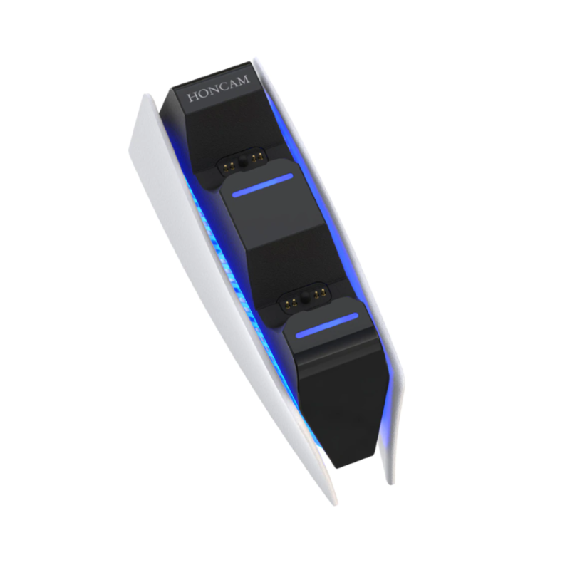 Зарядний док-станція з підсвічуванням HONCAM для DualSense PS5 Зарядний док-станція з підсвічуванням HONCAM для DualSense PS5