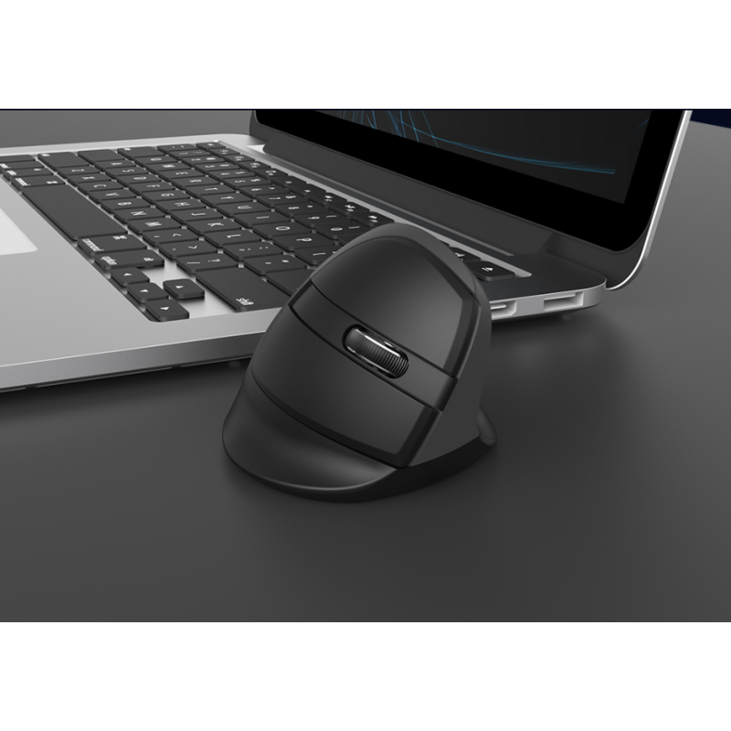 Бездротова безшумна вертикальна миша Delux M618 Mini DB / Бездротова безшумна вертикальна миша Delux M618 Mini DB /