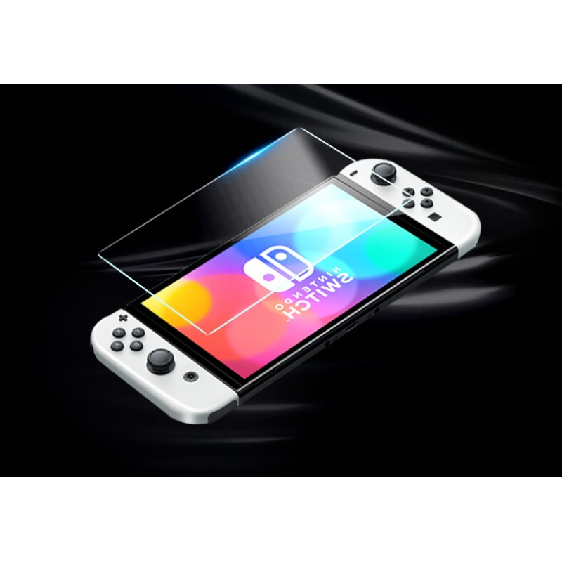 Загартоване захисне скло HAIFVA для Nintendo Switch OLED / Є чохли Загартоване захисне скло HAIFVA для Nintendo Switch OLED / Є чохли
