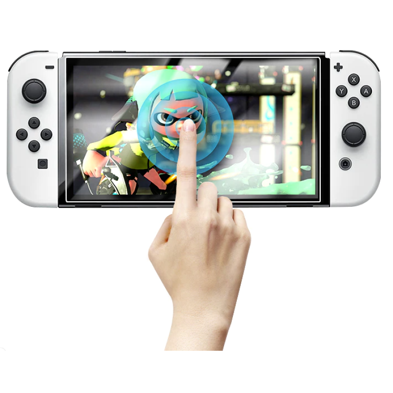 Загартоване захисне скло HAIFVA для Nintendo Switch OLED / Є чохли Загартоване захисне скло HAIFVA для Nintendo Switch OLED / Є чохли