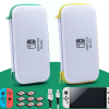 Суперкомплект Кейс + чохол + скло + 4 накладки для Nintendo Switch OLED Gray Суперкомплект Кейс + чохол + скло + 4 накладки для Nintendo Switch OLED Gray