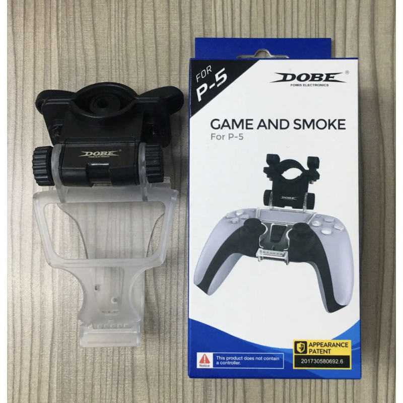 Тримач кальяну DOBE для геймпада DualSense PS5 Тримач кальяну DOBE для геймпада DualSense PS5