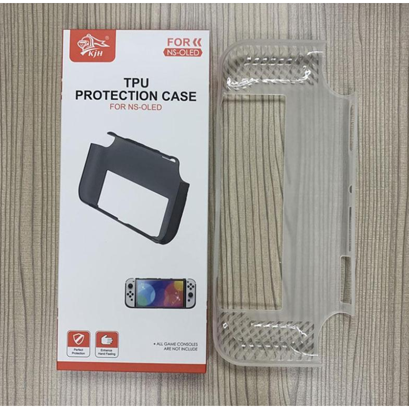 Силіконовий чохол KJH з ручками для Nintendo Switch OLED / Є скло Силіконовий чохол KJH з ручками для Nintendo Switch OLED / Є скло