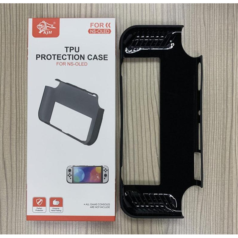 Силіконовий чохол KJH з ручками для Nintendo Switch OLED / Є скло Силіконовий чохол KJH з ручками для Nintendo Switch OLED / Є скло