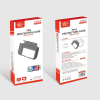 Силіконовий чохол KJH з ручками для Nintendo Switch OLED / Є скла White Силіконовий чохол KJH з ручками для Nintendo Switch OLED / Є скла White