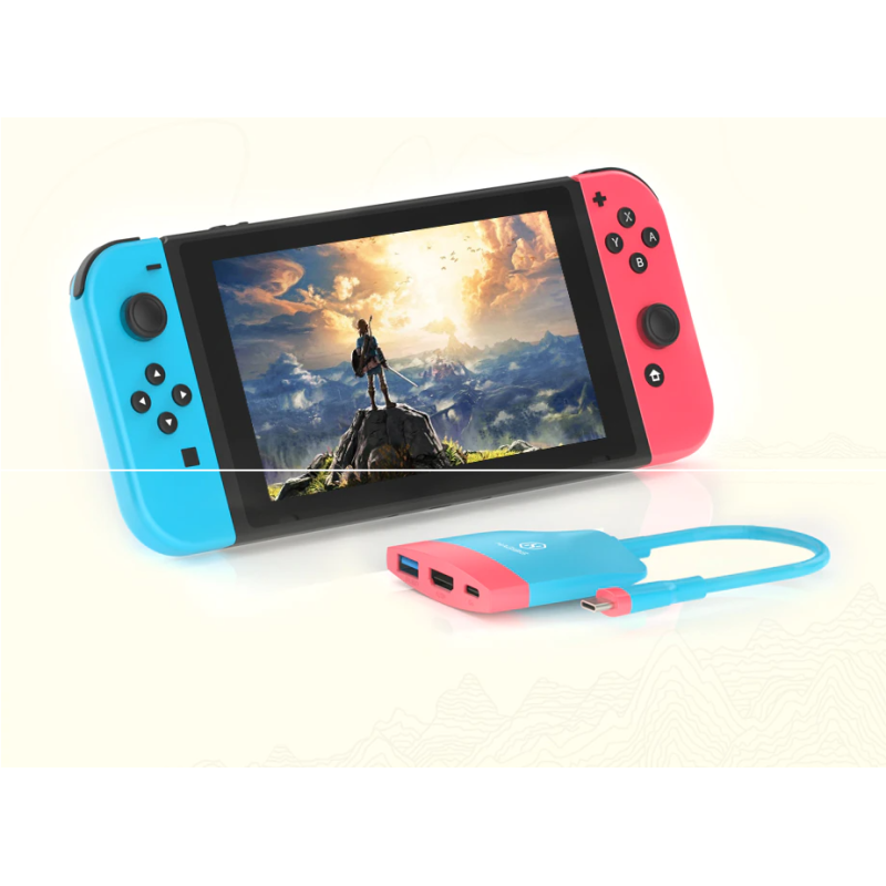 Type-C 3.1 — HDMI адаптер перехідник HAGIBIS USB Hub для Nintendo Switch / OLED Type-C 3.1 — HDMI адаптер перехідник HAGIBIS USB Hub для Nintendo Switch / OLED