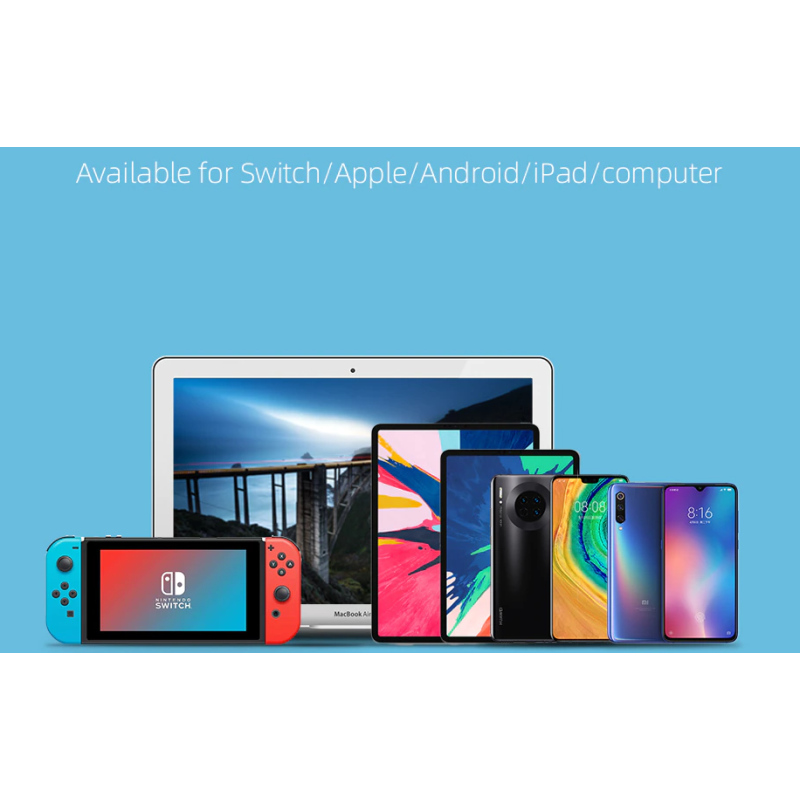 Type-C 3.1 — HDMI адаптер перехідник HAGIBIS USB Hub для Nintendo Switch / OLED Type-C 3.1 — HDMI адаптер перехідник HAGIBIS USB Hub для Nintendo Switch / OLED