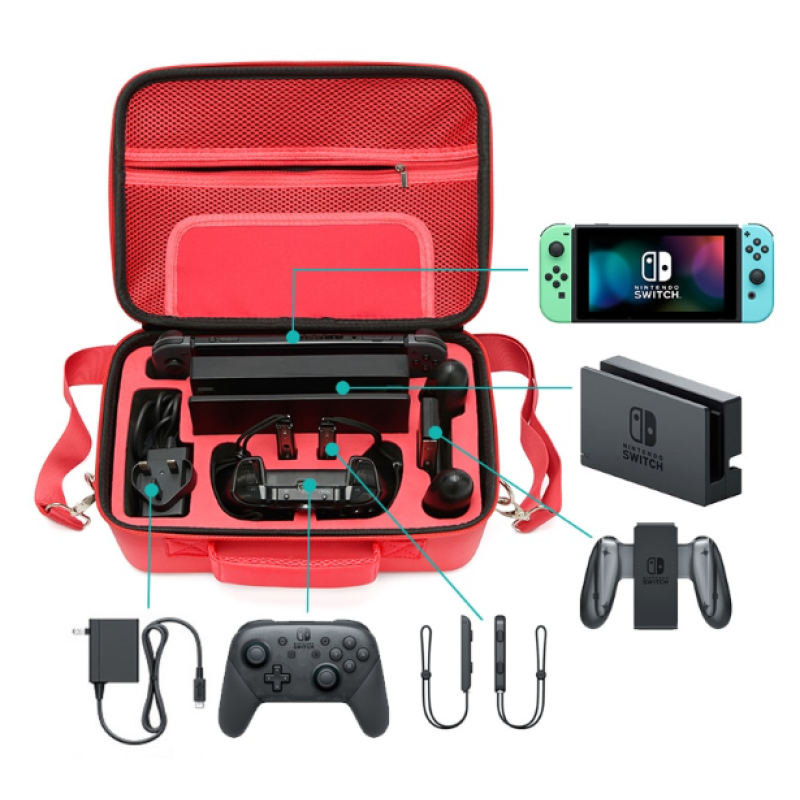 Travel кейс із малюнком для Nintendo Switch/OLED Mario Travel кейс із малюнком для Nintendo Switch/OLED Mario