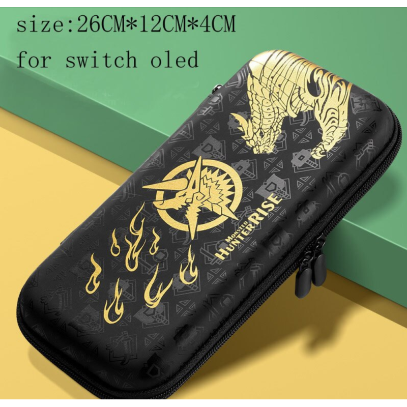 Чехол Monster Hunter RISE для Nintendo Switch / OLED + накладки! Monster Hunter Rise No2