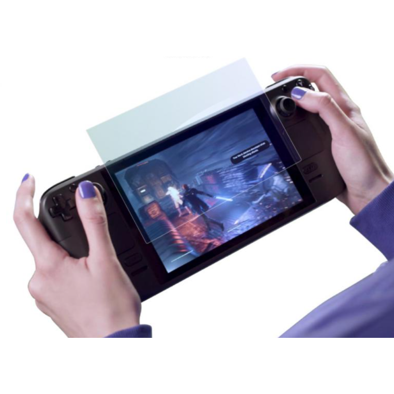 Загартоване захисне скло PGTECH для Steam Deck, OLED (BOX) Є чохли / Накладки на стики є Загартоване захисне скло PGTECH для Steam Deck, OLED (BOX) Є чохли / Накладки на стики є