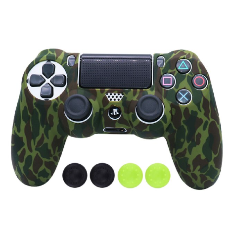 Силіконовий чохол Ralan для геймпада Dualshock 4/PS4/Army-Green Силіконовий чохол Ralan для геймпада Dualshock 4/PS4/Army-Green