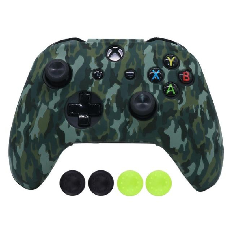 Силіконовий чохол Ralan для геймпада Xbox One Army-Green Силіконовий чохол Ralan для геймпада Xbox One Army-Green